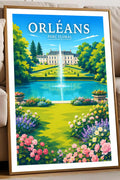 Affiche Orléans Parc Floral