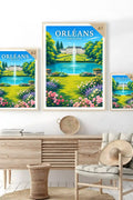 Affiche Orléans Parc Floral