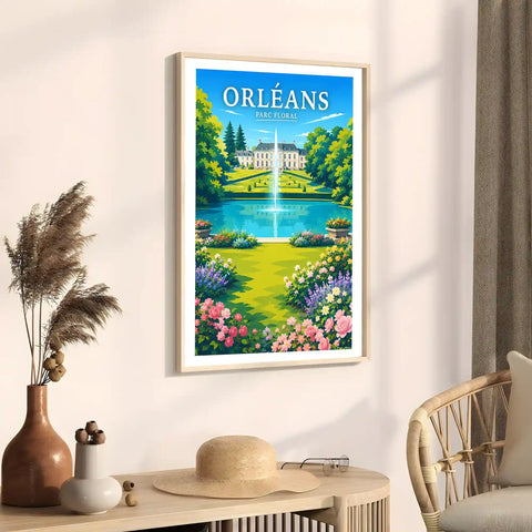 Affiche Orléans Parc Floral