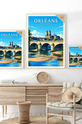 Affiche Orléans Pont Georges V