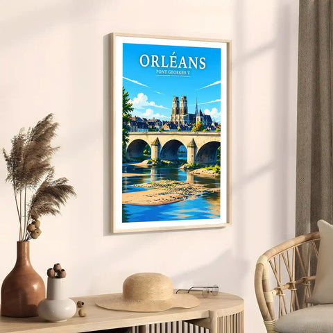 Affiche Orléans Pont Georges V