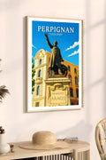 Affiche Perpignan Place Arago