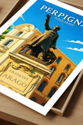 Affiche Perpignan Place Arago