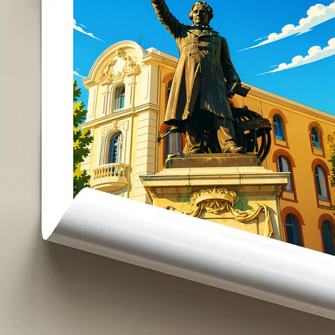Affiche Perpignan Place Arago