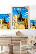 Affiche Perpignan Place Arago