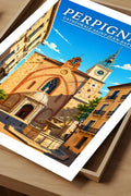 Affiche Perpignan Cathédrale Saint-Jean-Baptiste