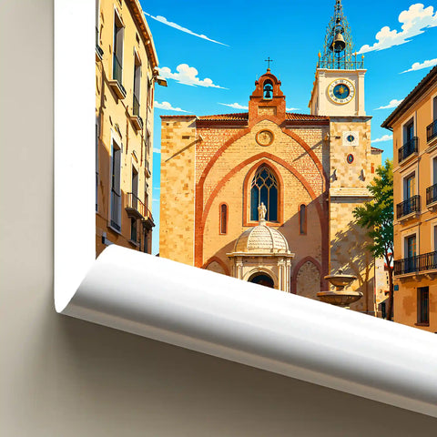 Affiche Perpignan Cathédrale Saint-Jean-Baptiste