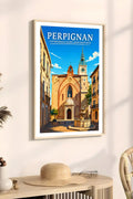 Affiche Perpignan Cathédrale Saint-Jean-Baptiste