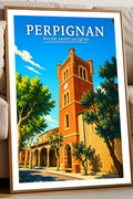 Affiche Perpignan Église Saint-Jacques