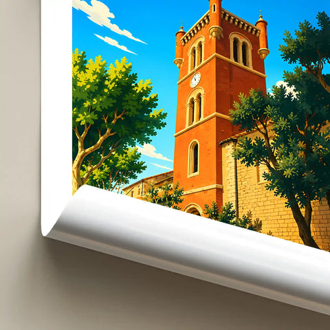 Affiche Perpignan Église Saint-Jacques