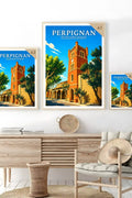 Affiche Perpignan Église Saint-Jacques