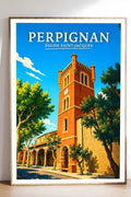 Affiche Perpignan Église Saint-Jacques