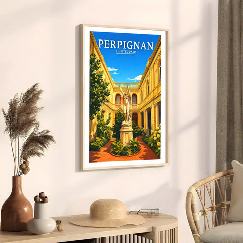 Affiche Perpignan L'hotel Pams