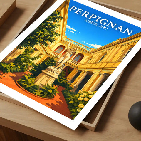 Affiche Perpignan L'hotel Pams