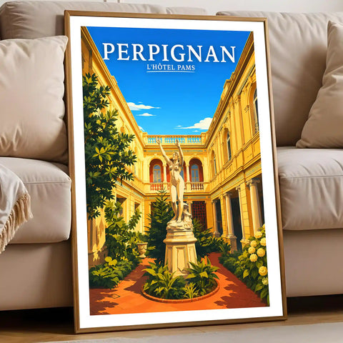 Affiche Perpignan L'hotel Pams