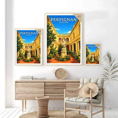 Affiche Perpignan L'hotel Pams