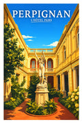 Affiche Perpignan L'hotel Pams