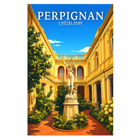 Affiche Perpignan L'hotel Pams