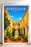 Affiche Perpignan L'hotel Pams