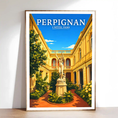 Affiche Perpignan L'hotel Pams