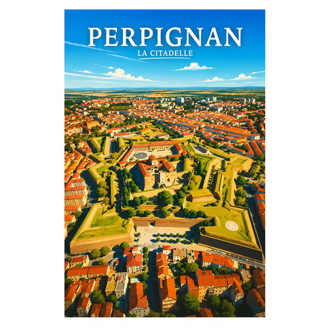 Affiche Perpignan La Citadelle