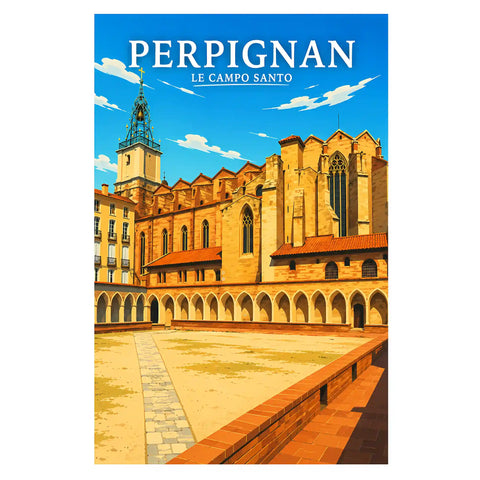 Affiche Perpignan Le Campo Santo