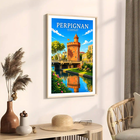 Affiche Perpignan Le Castillet