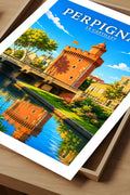 Affiche Perpignan Le Castillet