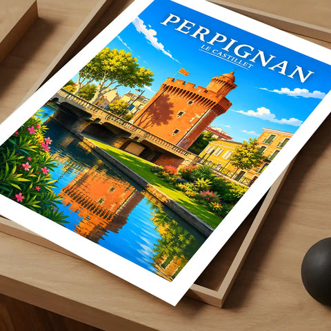 Affiche Perpignan Le Castillet