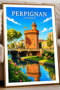 Affiche Perpignan Le Castillet