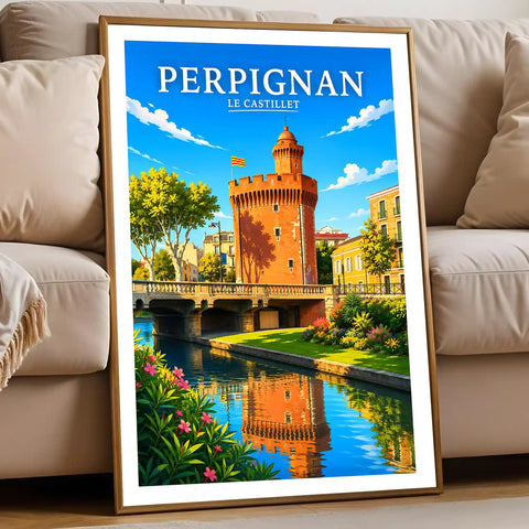 Affiche Perpignan Le Castillet
