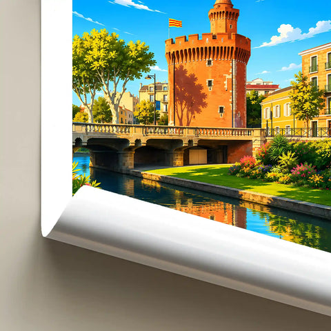 Affiche Perpignan Le Castillet