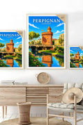 Affiche Perpignan Le Castillet