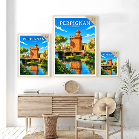 Affiche Perpignan Le Castillet