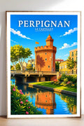 Affiche Perpignan Le Castillet
