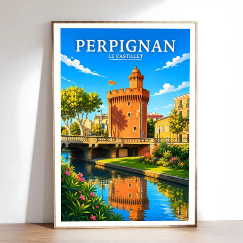 Affiche Perpignan Le Castillet