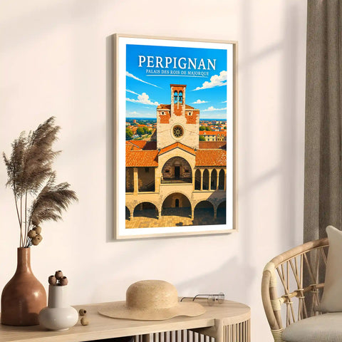 Affiche Perpignan Palais des Rois de Majorque