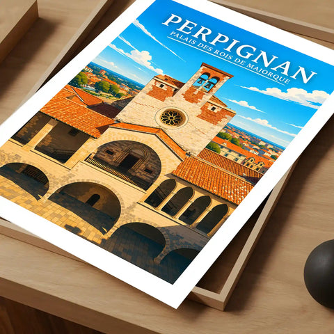 Affiche Perpignan Palais des Rois de Majorque