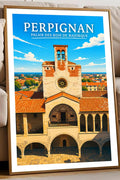 Affiche Perpignan Palais des Rois de Majorque
