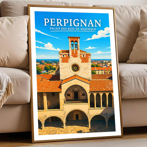 Affiche Perpignan Palais des Rois de Majorque