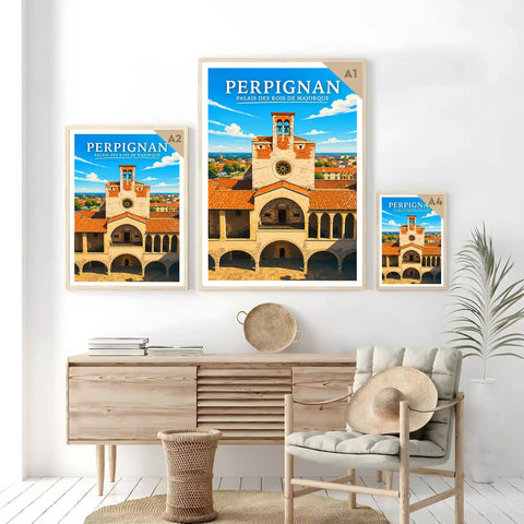 Affiche Perpignan Palais des Rois de Majorque