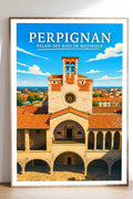 Affiche Perpignan Palais des Rois de Majorque