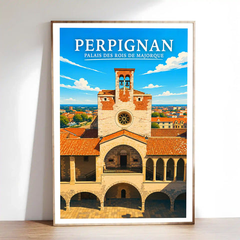 Affiche Perpignan Palais des Rois de Majorque