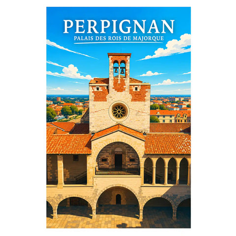 Affiche Perpignan Palais des Rois de Majorque