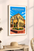 Affiche Perpignan Place de la Loge