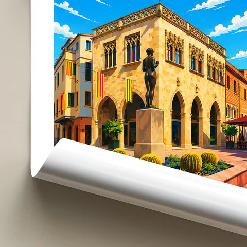 Affiche Perpignan Place de la Loge