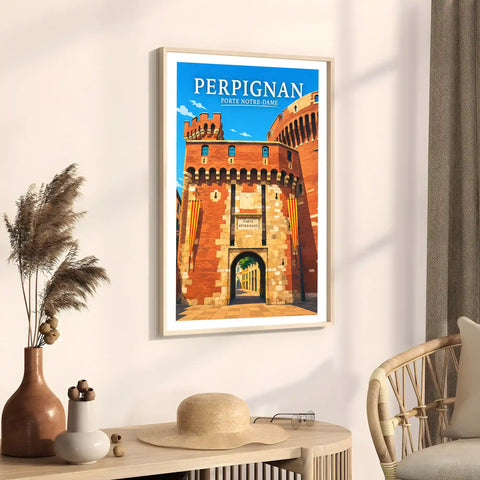 Affiche Perpignan Porte Notre-Dame