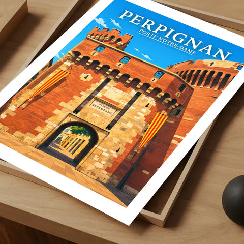 Affiche Perpignan Porte Notre-Dame