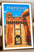 Affiche Perpignan Porte Notre-Dame