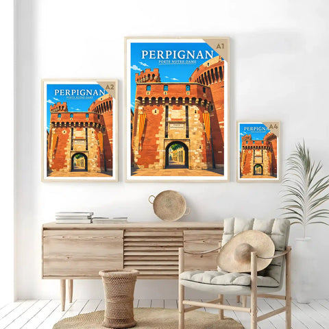 Affiche Perpignan Porte Notre-Dame